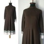 brown dress