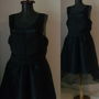 KARL LAGERFELD BLACK TAFTA DRESS