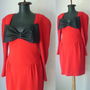 RED FEMININE DRESS