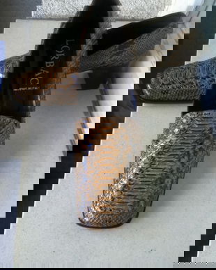 PANTOFI LORBAC ORIGINALI,DE COLECTIE ,PITON MARIME 39