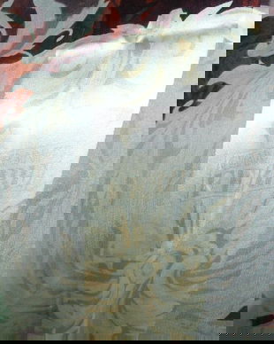 GIANFRANCO FERRE VINTAGE   ESARFA MATASE NATURALA  86 X 86 CM