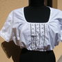 Bluza rustica cu dantela