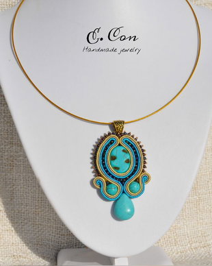 Pandantiv soutache reducere