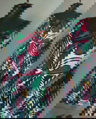 ROCHIE FLORAL ANII 80