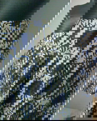 FUSTA GEOMETRIC MATASE NATURALA