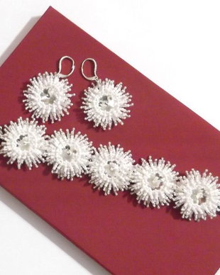 Set mireasa "Ice flowers" - REZERVAT
