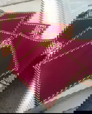 SET 7 SERVETELE ELEGANTE,BRODATE