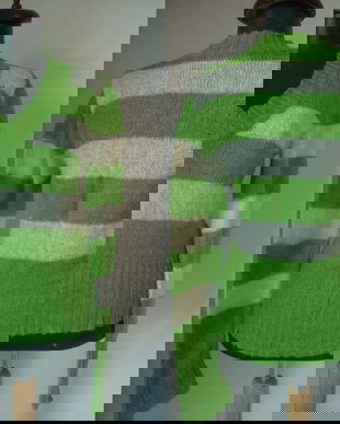 PULOVER GREEN STRIPE