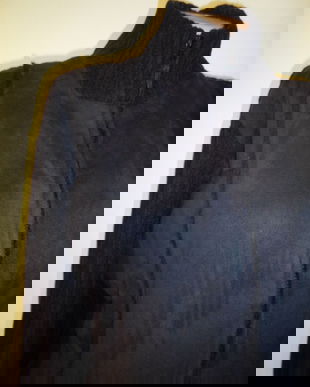 Jacheta blana si tricot