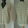 CARDIGAN CROSETAT MANUAL MACRAME