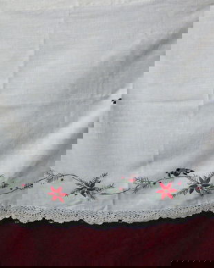 Draperie brodata din 2 bucati