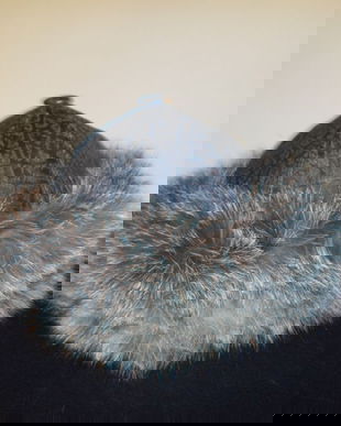 Caciula din blana si piele naturala