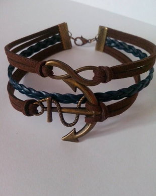 Bratara barbateasca "Navy Collection"