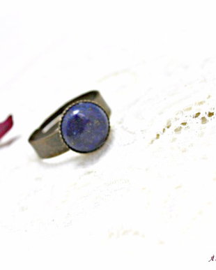 Inel reglabil cu lapis lazuli