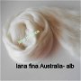 lana fina Australia-alb natural-50g
