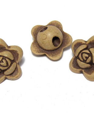 Margele din acril / slide charm, antic style, 15x10 mm