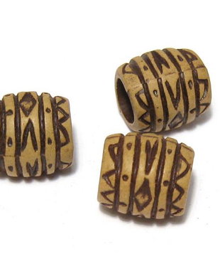 Margele din acril, antic style, 10x10 mm