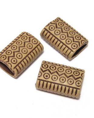 Margele din acril, antic style, 11x15 mm