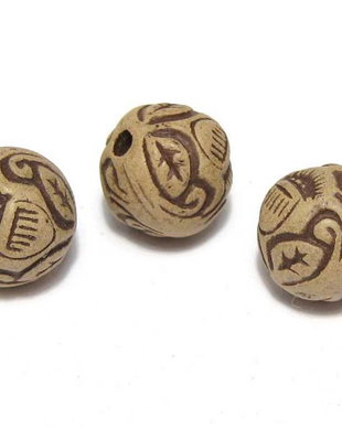 Margele din acril, antic style, 12 mm