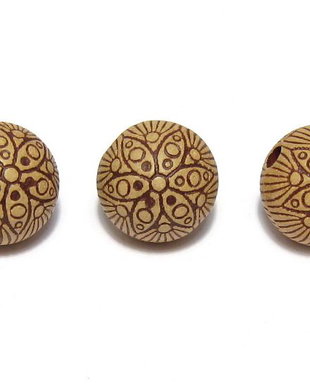 Margele din acril, antic style, 12 mm