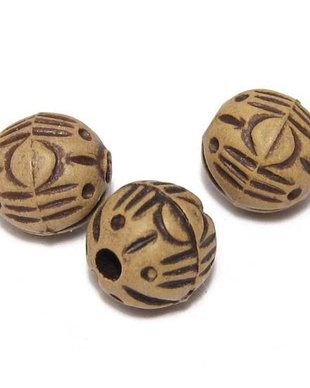 Margele din acril, antic style, 9 mm