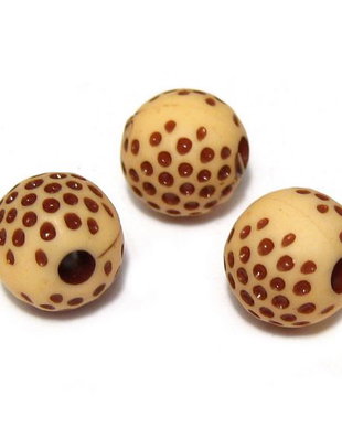 Margele din acril, antic style, 8 mm