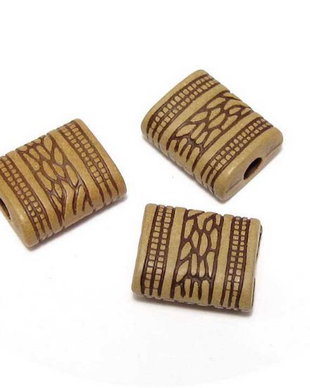 Margele din acril, antic style, 12x10 mm