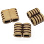 Margele din acril, antic style, 13x17mm