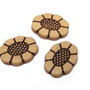 Margele din acril, decorative, antic style, 14x18 mm