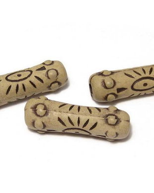 Margele din acril, antic style, 27x8 mm