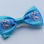 Mini papion pentru Craciun Olaf turquoise