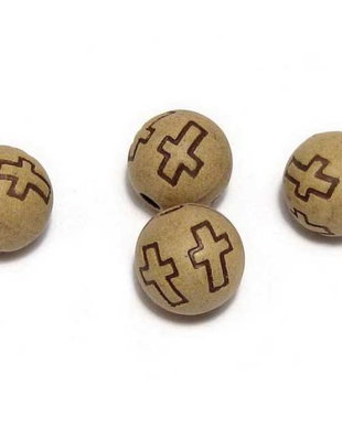 Margele din acril, antic style, 8 mm