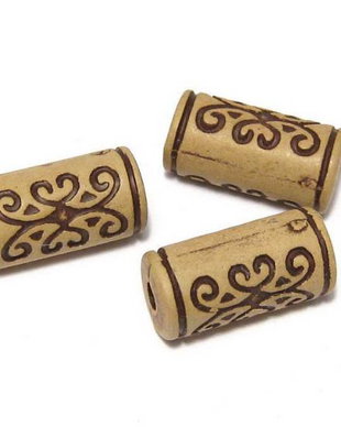 Margele din acril, antic style, 17x9mm