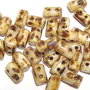 Margele rulla, 3x5 mm, Opaque White - Picasso