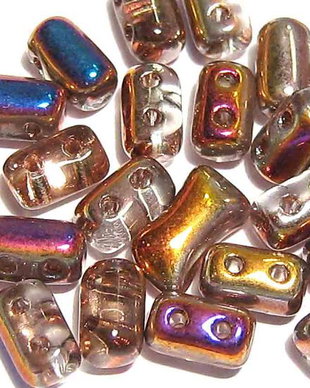 Margele rulla, 3x5 mm, Sliperit - Crystal