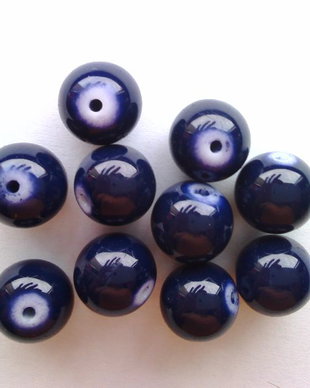 LMS1217 - margele sticla indigo