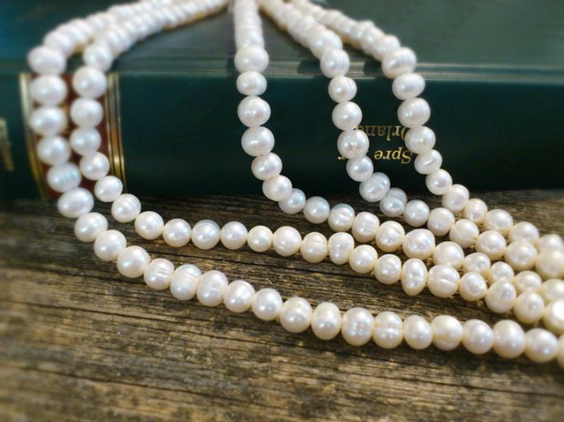 1b perle cultura, ivory, 6-7mm  (PAGS 003)