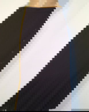 Fusta neagra cu pliseuri