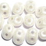Margele din sticla, Superduo, Luster - White