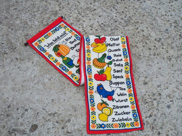 Accesoriu din bumbac cu imprimeuri