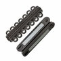 6549 - (1set) Inchizatoare magnetica, gun metal, multisir, 7 randuri