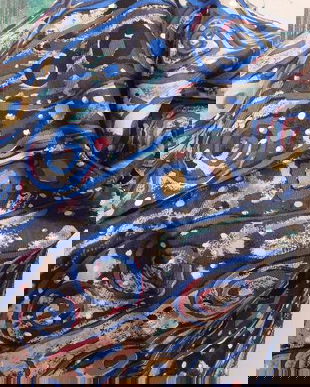 REPRODUCERE GUSTAV KLIMT , ESARFA MATASE NATURALA SPECTACULOASA