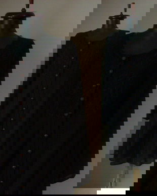 Rochie maron brodata