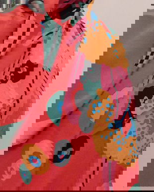 LAURA BIAGIOTTI  ESARFA MATASE NATURALA ORIGINALA SUPERBA