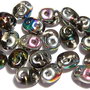 Margele din sticla, Superduo, Vitral - Black Diamond