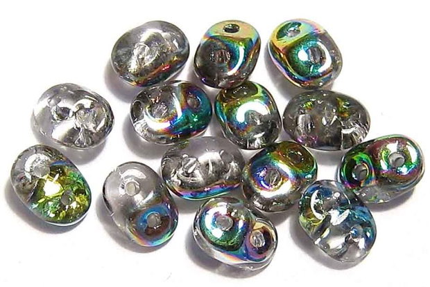 Margele din sticla, Superduo, Vitral - Crystal-V00030