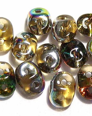 Margele din sticla, Superduo, Vitral - Topaz