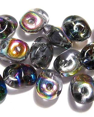 Margele din sticla, Superduo, Vitral - Tanzanite