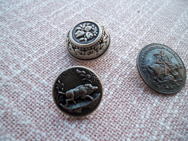 Mix nasturi metalici argintii