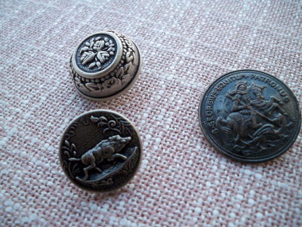 Mix nasturi metalici argintii